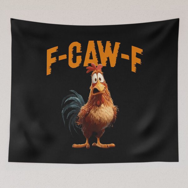 Item preview, Funny Chicken F-Caw-F Humor Fcawf Chicken Meme Halloween designed and sold by merlinnears.