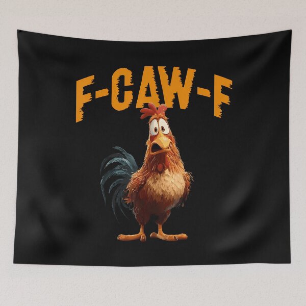 Item preview, Funny Chicken F-Caw-F Humor Fcawf Chicken Meme Halloween designed and sold by merlinnears.