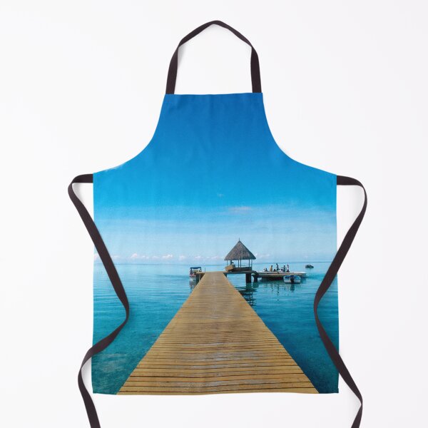 Item preview, Tahiti Boat Dock Photo Art designed and sold by DEC02.