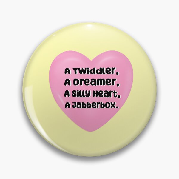 Item preview, Twiddler, dreamer, silly heart,  jabberbox designed and sold by GemimaRosaArt.