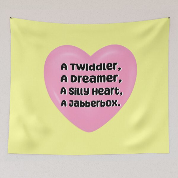 Item preview, Twiddler, dreamer, silly heart,  jabberbox designed and sold by GemimaRosaArt.