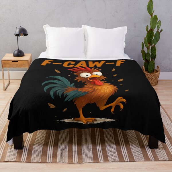 Item preview, Funny Rooster Meme F-Caw-F Chicken Humor Fcawf Women Men designed and sold by merlinnears.
