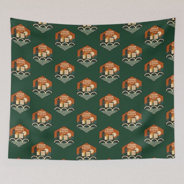 Item preview, Cedar Rapids Iowa  designed and sold by Broken Antler Designs .