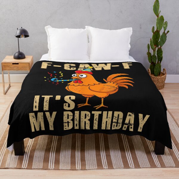 Item preview, F-Caw-F Chicken Meme Funny Birthday designed and sold by merlinnears.