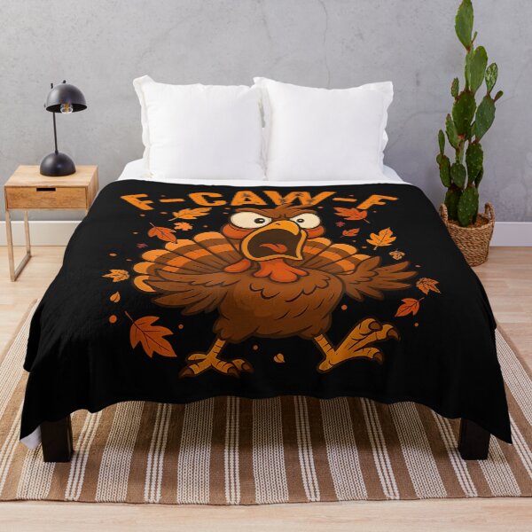Item preview, Funny Thanksgiving Turkey Sarcastic F-Caw-F Gobbler Humor designed and sold by merlinnears.