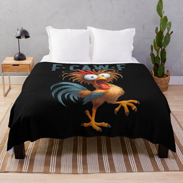 Item preview, F-Caw-F Funny Chicken Humor F-Caw-F Quote Rooster Meme designed and sold by merlinnears.