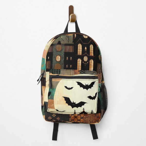 Item preview, Halloween collage patchwork illustration designed and sold by 4Seasons.