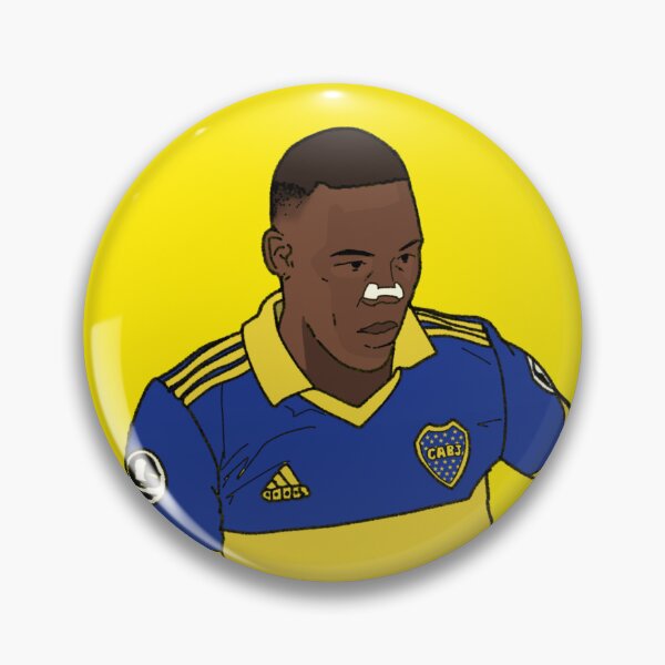 Item preview, Luis Advíncula  Blue Yellow Football Illustration Boca Juniors designed and sold by Ani.