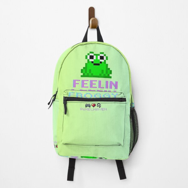 Item preview, Feelin Froggy Frog Pixel Art by PiXELHAVEN designed and sold by WHITE FLAME PRINTS.