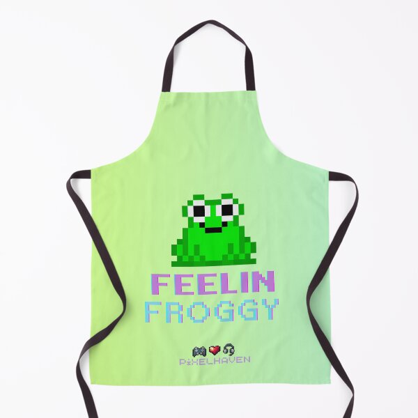 Item preview, Feelin Froggy Frog Pixel Art by PiXELHAVEN designed and sold by WHITE FLAME PRINTS.