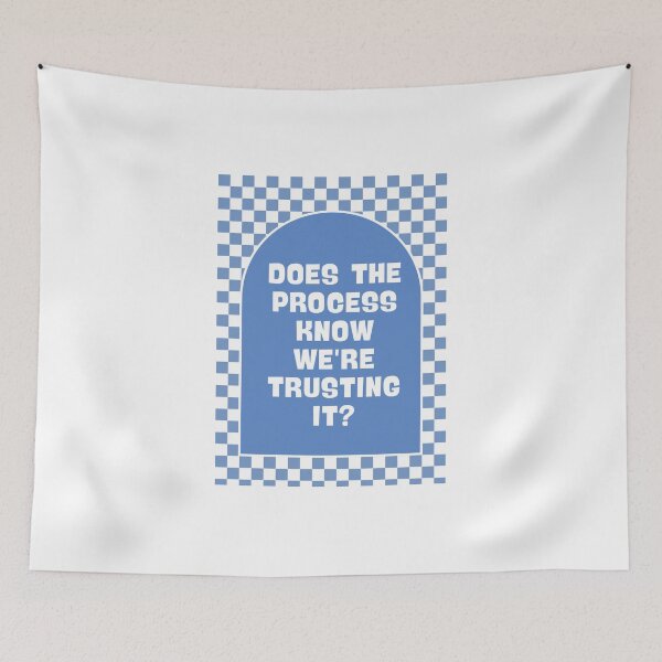Item preview, Does the process know we're trusting it? Funny Quote Office designed and sold by Dondonmart.