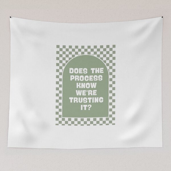 Item preview, Does the process know we're trusting it? Funny Quote Office designed and sold by Dondonmart.