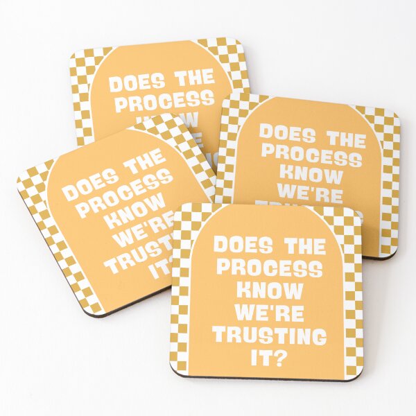 Item preview, Does the process know we're trusting it? Funny Quote Office in Yellow designed and sold by Dondonmart.