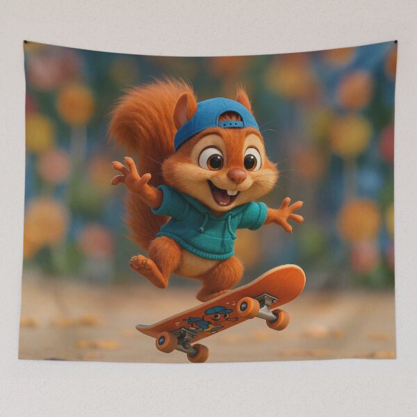 Item preview, Skater Red Squirrel 2 designed and sold by Sillytoe.