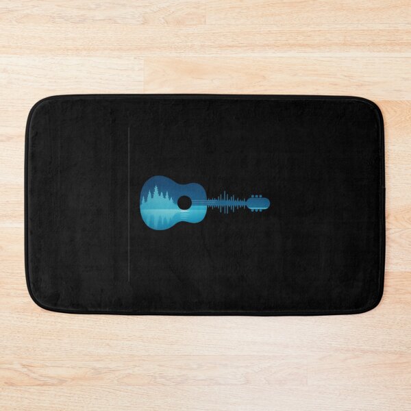Item preview, Nature Guitar Soundwave – Forest Reflection Music Art designed and sold by DailyDrivesct.