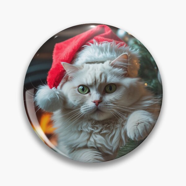 Item preview, Kitty in a Chrissy Tree! designed and sold by BrenBub.