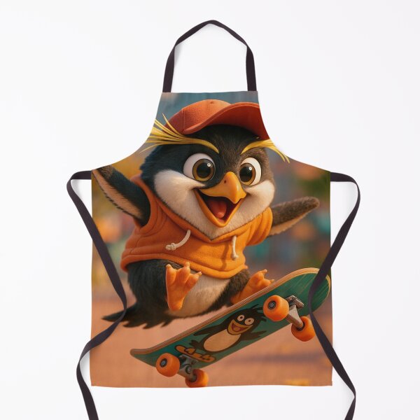Item preview, Skater Rockhopper Penguin designed and sold by Sillytoe.