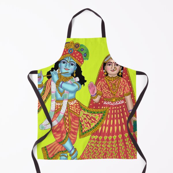 Item preview, Lord RadhaKrishna Digital Artwork | Divine Love & Devotion | Hindu Spiritual Wall Art & Gifts designed and sold by Harshit_Digital_Arts.