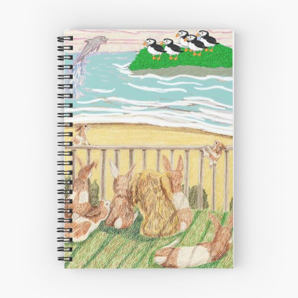 Item preview, The Dolphin And The Puffins designed and sold by pinkyjainpan.