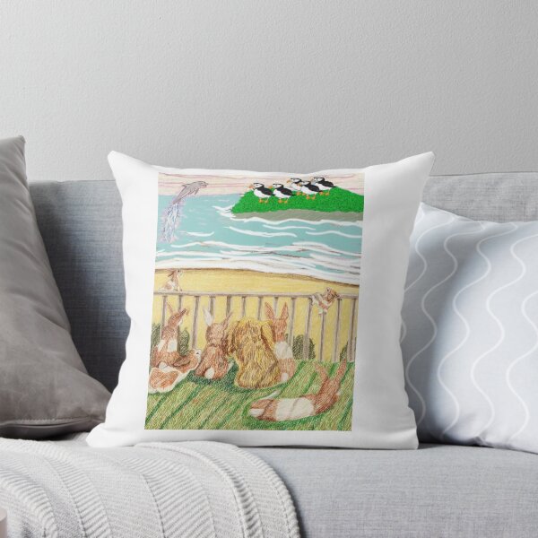Item preview, The Dolphin And The Puffins designed and sold by pinkyjainpan.