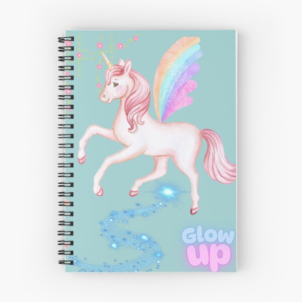 Item preview, Pastel Rainbow Unicorn Pegasus Glow Up Magic designed and sold by VibranPalette.