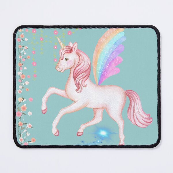 Item preview, Pastel Rainbow Unicorn Pegasus Glow Up Magic designed and sold by VibranPalette.