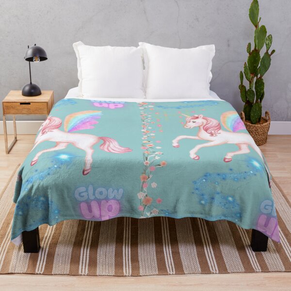 Item preview, Pastel Rainbow Unicorn Pegasus Glow Up Magic designed and sold by VibranPalette.