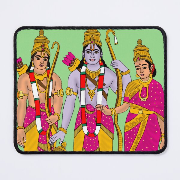 Item preview, Ram Darbar Digital Artwork | Lord Rama Sita Lakshman Hanuman | Hindu Spiritual Wall Decor & Gifts designed and sold by Harshit_Digital_Arts.