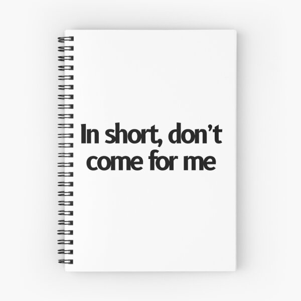 Item preview, In short, don't come for me designed and sold by Fantasy2Reality.