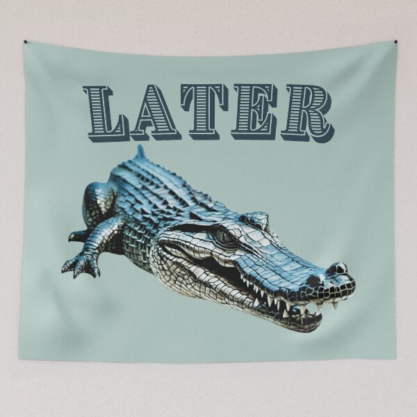 Item preview, crocodile later mosaic designed and sold by designmari.