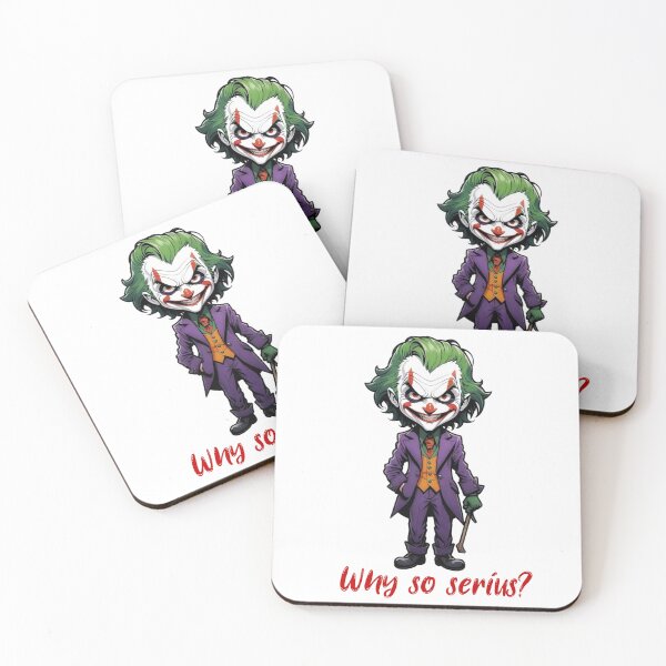 Item preview, Why So Serious - joker designed and sold by Finestrokes.art.