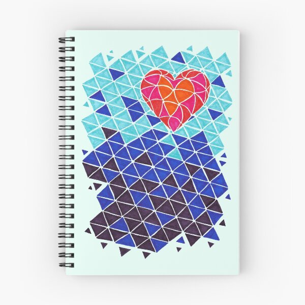Item preview, Geometric triangles heart designed and sold by hamdrawings.