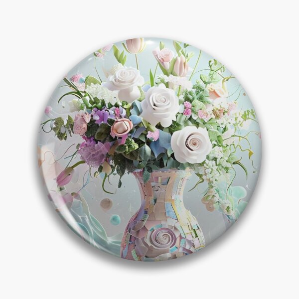 Item preview, Abstract Bouquet in Soft Hues   designed and sold by Jlbcartgallery.