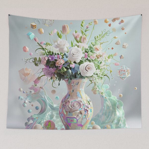 Item preview, Abstract Bouquet in Soft Hues   designed and sold by Jlbcartgallery.