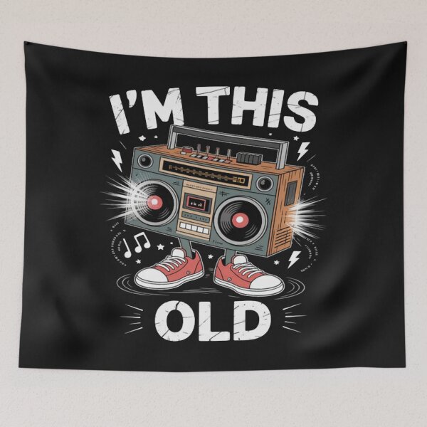 Item preview, I’m This Old Tech Cassette designed and sold by Vastingan.