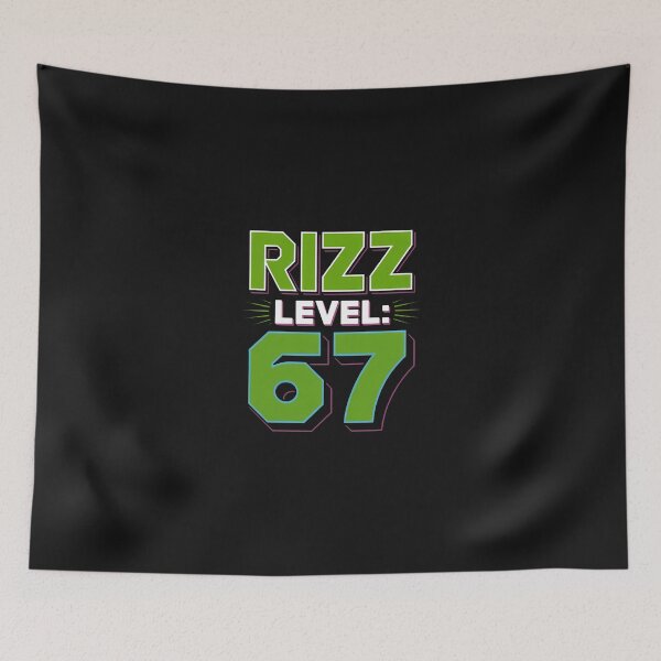 Item preview, Rizz Level 67 Meme Shirt Youth Trend Six Seven 6 7 Meme 6 7 designed and sold by grumpzara.