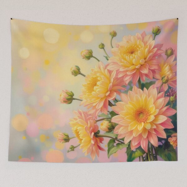 Item preview, Bouquet from yellow and pink chrysanthemum. Autumn mums designed and sold by PlaceToBuyGifts.