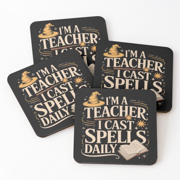 Item preview, I'm a Teacher I Cast Spells Daily Funny Witch designed and sold by Vastingan.