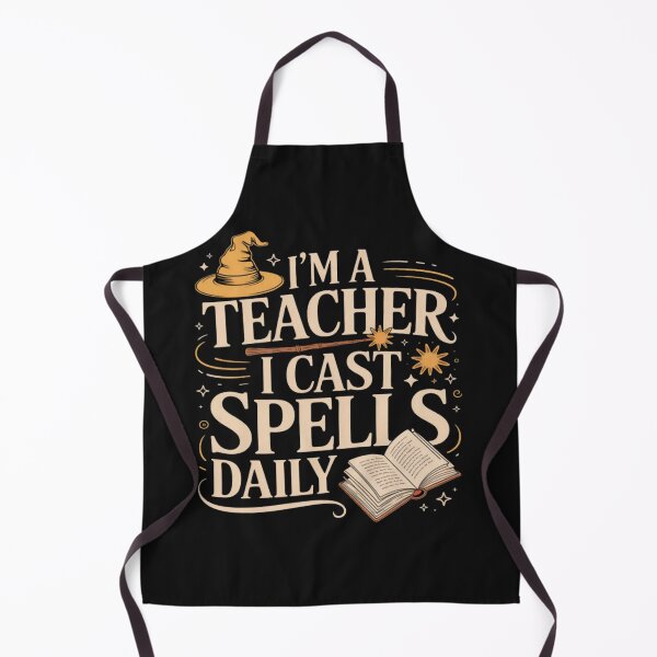 Item preview, I'm a Teacher I Cast Spells Daily Funny Witch designed and sold by Vastingan.