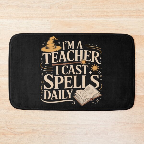 Item preview, I'm a Teacher I Cast Spells Daily Funny Witch designed and sold by Vastingan.