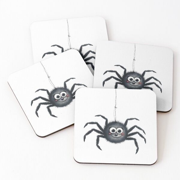 Item preview, spide hanging cute designed and sold by wackyartwork.