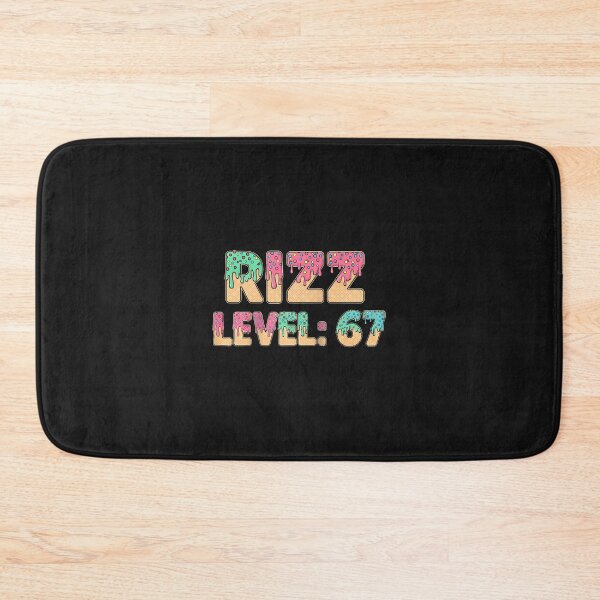 Artikelvorschau, Rizz Level 67 Meme Shirt Eiscreme Tropf Meme Sechs Sieben 6 7 Raglan Baseball entworfen und verkauft von grumpzara.
