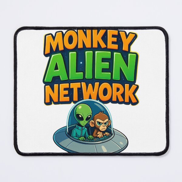 Item preview, Monkey Alien Network – Saucer Edition designed and sold by P3T3CARD.