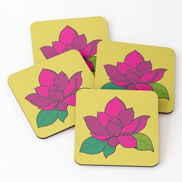 Item preview, Pink Lotus Art | Spiritual Flower Illustration | Peaceful Nature Wall Decor designed and sold by Harshit_Digital_Arts.