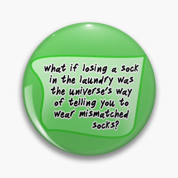 Item preview, what if losing a sock in the laundry, green designed and sold by mntimg.