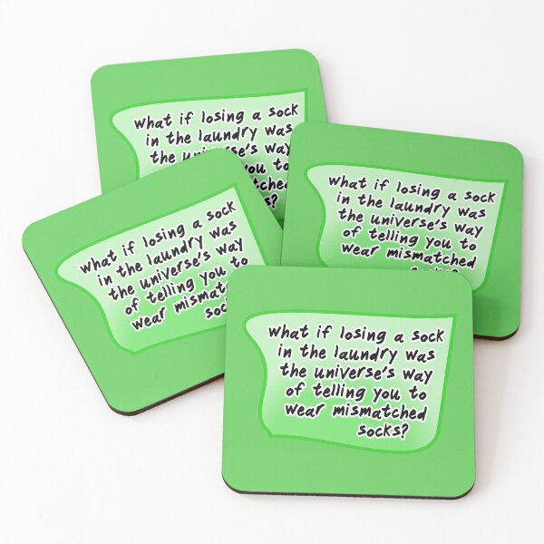 Item preview, what if losing a sock in the laundry, green designed and sold by mntimg.