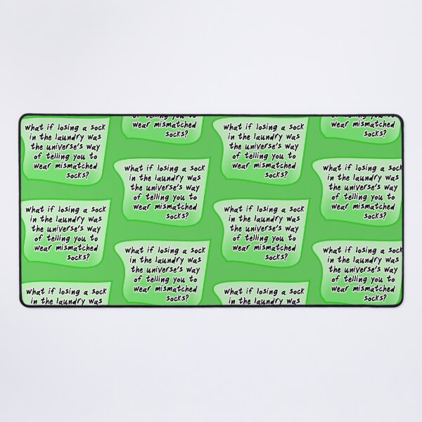 Item preview, what if losing a sock in the laundry, green designed and sold by mntimg.