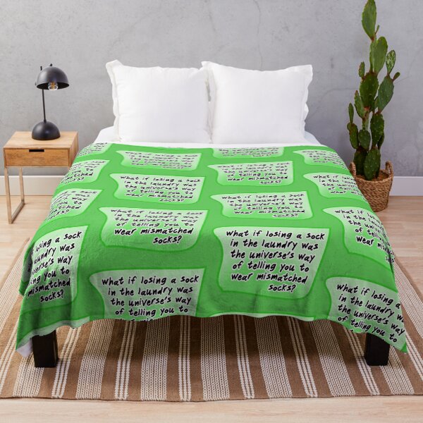 Item preview, what if losing a sock in the laundry, green designed and sold by mntimg.