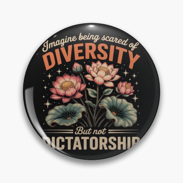 Item preview, Imagine Being Scared Of Diversity Floral designed and sold by Vastingan.