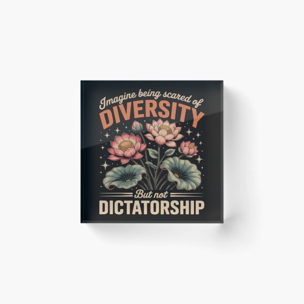 Item preview, Imagine Being Scared Of Diversity Floral designed and sold by Vastingan.